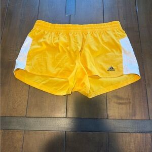 Adidas Bright Yellow Running Shorts